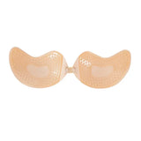 1/2Pcs Sexy Women Invisible Push Up Bras Reusable Adhesive Self-Adhesive Silicone Front Closure Sticky Bra Black Skin Strapless