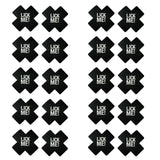 20pcs Red Heart Kiss Me Shape Self-Adhesive Disposable Satin Nipple Covers for Women Breast Pasties Stickers for Strapless Cloth