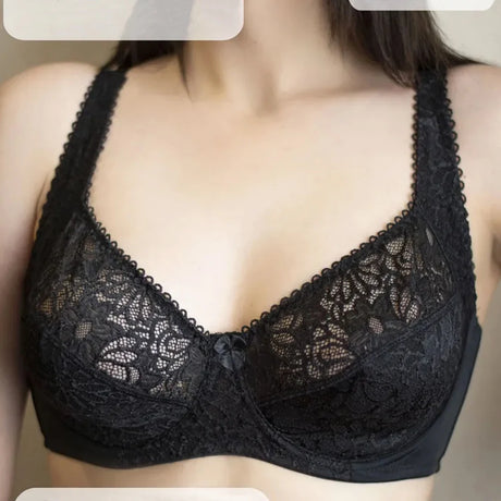 Plus Size Bras For Women Lace Modern Ladies Elegance Brassiere Underwear Sexy Lingerie Tops C D DD E F Cup