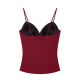 MUJER Sexy Corset Crop Top Woman Camisole Backless Short Tops for Women Sleeveless Bustier Tops Women Straps Tube Top Female