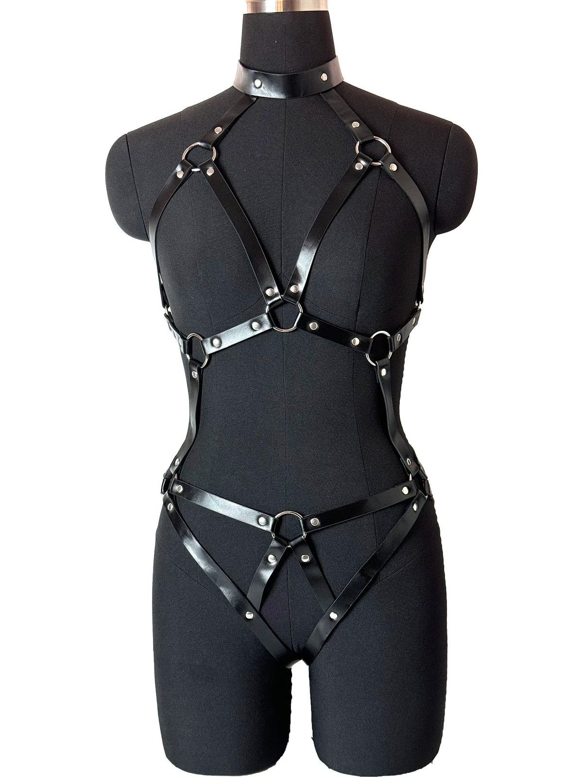 Sexy Body Harness Belt Set Tights Women Bdsm Leather Lingerie Fetish Clothing Underwear Harness Bondage Sex Toy Accessories