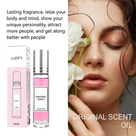 10ML Original Fragrance Women Pheromone Long-lasting Spherical Portable Enhances Fresh Fragrance and Charm Cologne With Box Gift