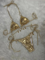 New 2026 Luxury Rhinestones String Bikinis Set Women Summer Beach 2 Piece Swimsuit Female Triangle Swinwears