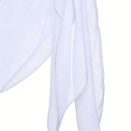 Women Summer Short Sarongs Swimsuit Coverups Beach Bikini Wrap Sheer Short Skirt Chiffon Scarf Cover Ups for Swimwear