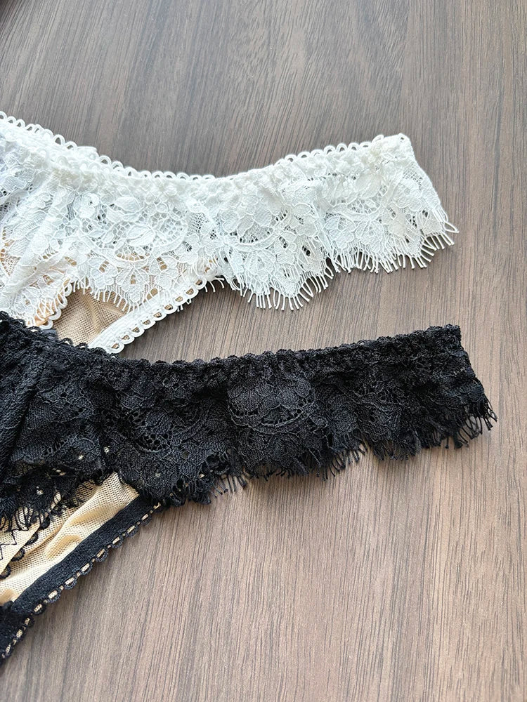 Lady Personalized Custom Thongs Name Crystal Letter T-back Tanga Sexy Women Lace Customized G-String Name Underwear Panties