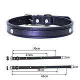 Lovely Personalized Letters  Choker Women Leather Collar Punk Chocker Custom Name Bling Crystal Jewelry Cosplay Necklace