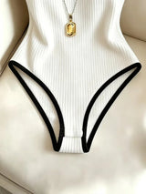 3Pcs Ladies Rib Knit Long Sleeve Bodysuit Round Neck Raglan Sleeve Slim Stretchy Basic Layering Body Tops