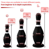 Liquid Silicone Bowling Pin Butt Plug Comfortable Anal Plug Anus Dilator Prostate Massager Adult Toys for Men Women Gay Couple