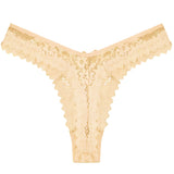 Custom Crystal Letter Lace Thong Panties for Women Personalized Name Underwear Gold Silver Rhinestone Gift Multiple Colors