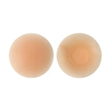 Upgrade Reusable Breast Round Nipple Cover Invisible Bikini Adhesive Strapless Backless Stick on Bra Silicone Breast Patch