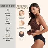 Women's Posture Correction Bras Seamless Wireless Push Up Bralette with Cross Back Support Female Lingerie