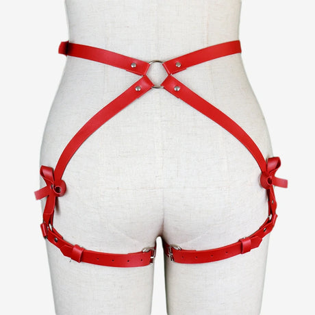 PU Leather Harness Garters Sexy Lingerie Women Bdsm Bondage Body Belt Harajuku Gothic Clothes Erotic Corset Harness Belts