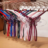 2026 Sex Thongs Embroidery Butterfly Sequin Pearl Massage Panties Sexy Lingerie Women's Open Crotch Lace T-back Female Underwear