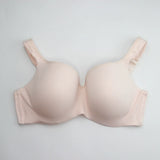 Seamless Plus-size Womens Anti-sagging Balconette Lightly Padded Push Up Bras Daily Full Cup Push-up Support Underwire Lingerie