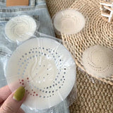 Reusable Breathable Nipple Cover Anti Convex Point Silicone Chest Pad Invisible Seamless Sticky Bra Summer Ultra Thin Breast Pad
