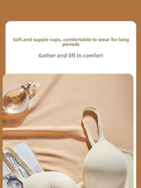 12CM Extreme Push Up Bra for Small Breast, Ultra Thick Pad Wireless Plunge Lingerie, Sexy Padded Bra to Enhance Curves