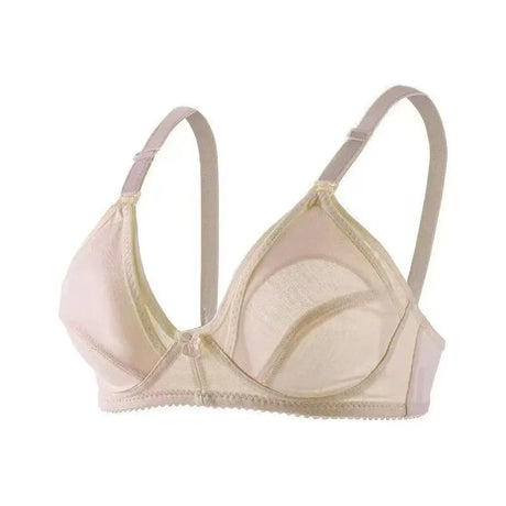 Cotton Maternity Nursing Bra Wire Free Open Breast Design Open Breast Bra Plus Size Sleep Underwear Cotton Wire Free Bra