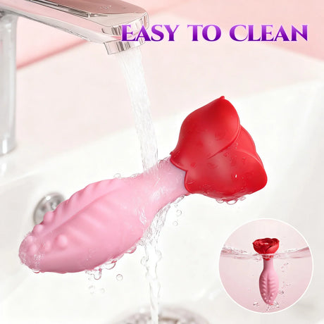 Luxurious Field Remote Control 360° Rotation Tongue Vibrator Rose Butt Plug Prostate Massager Adults Sex Toys for Women Men Gay