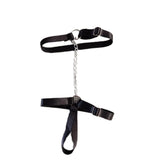 Chain Gothic Black Elastic Band Bandage Anklet Bracelet for Women Summer Barefoot Foot Belt for High Heel Sandals & Prom
