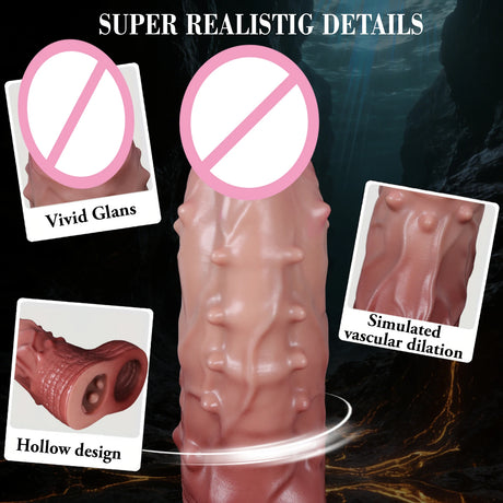 3sizes Silicone Penis Ring Men Penis Sleeve Cock Sleeve Dick ring Enlargement Delay Ejaculation Cock Ring Reusable Condom Sextoy