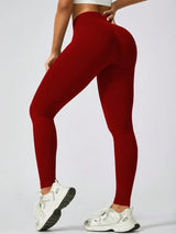 Women's Gym Tight Pants Seamless Yoga Pants Hip Lifting Workout Leggings Fitness Running Compression Sports Tights