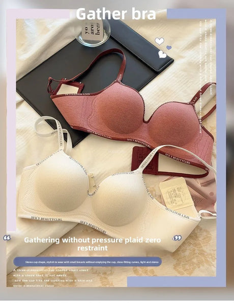 8cm Extreme Push Up Bra for Small Chest AA-A-B Cup Ultra Thick Padding Wireless Bra for Max Lift Deep Plunge Seamless Lingerie