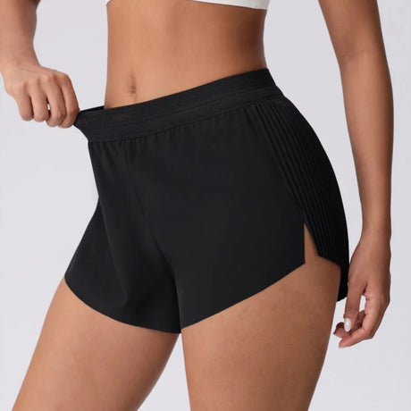 Cooling Mint Fitness Shorts Women's Three-quarter Length Tennis Yoga Pants Hidden Pocket Quick-drying Sports Fitness Shorts
