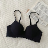 8cm Extreme Push Up Bra for Small Chest AA-A-B Cup Ultra Thick Padding Wireless Bra for Max Lift Deep Plunge Seamless Lingerie