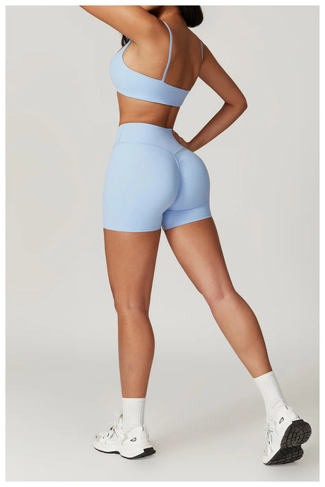 Women Fitness Shorts Sports Shorts Running Cycling Shorts High Waist Push Up Gym Shorts Workout Leggings Woman Yoga Clothing