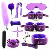 SM Sex Products BDSM Bondage Set Handcuffs Anal plug Tail Whip Gag Vibrat Adult Toys Exotic Accessories Sex Toys for Couples