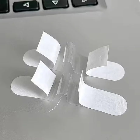 50pcs Double-Sided Underwear Clothing Tape Invisible Transparent Clothes Body Transparent Easy Tear Tape