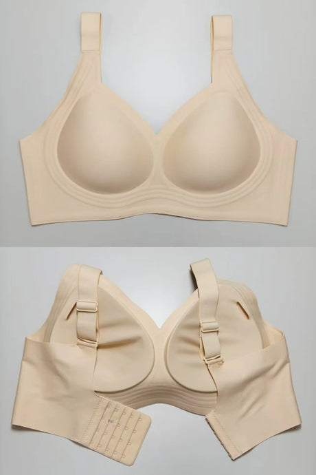 Jelly Bras for Women Non Wired Seamless Gel Plus Size Push Up Bras