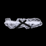 Women Sexy Lingerie Lace Floral Garter Belt Bowknot Leg Loop Wedding Garters Bridal Cosplay Fashion Stocking Ring For Ladies