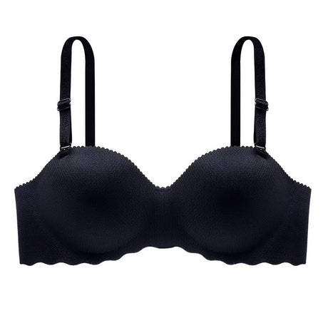 Women's Small Chest Underwear Seamless Push Up Bras Wireless Bralette Detachable Straps Breathable Brassiere Backless Lingerie