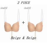 Underwear Women Self Adhesive Bras Female Nubra Magic Bra Invisible Push Up Silicone Sticky Fly BH Women Sexy ABCDEF