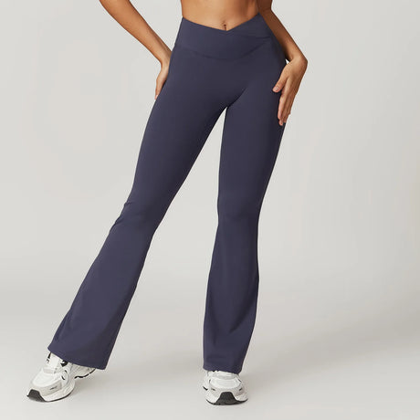 Flared Pants Women Yoga Bell-bottoms Tight Lifting Dance High Waist Tights Sport Pants Gym Running Breathable Fitness Leggings