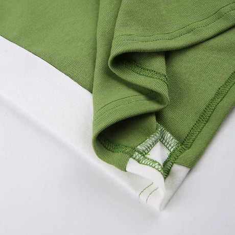 Sleeveless Knitted Crop Tops Green Sexy Basic Patchwork 2023 Summer Casual Cami Backless Y2k Vintage Tank Top Women