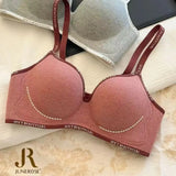 8cm Extreme Push Up Bra for Small Chest AA-A-B Cup Ultra Thick Padding Wireless Bra for Max Lift Deep Plunge Seamless Lingerie