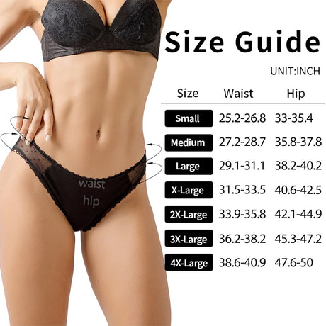 Bamboo Comfortable women's period panties 4 layer leak-proof absorbent menstrual period underwear postpartum incontinence briefs
