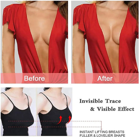 Reusable Women Breast Petals Lift Silicone Nipple Cover Invisible Petal Adhesive Strapless Backless Stick on Bra Breast Stickers