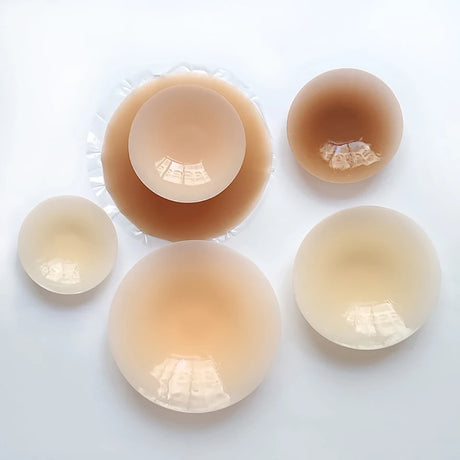 Invisible Nipple Cover Reusable Cover Ups Adhesive Silicone Nipple Pasties For Women Breast Petals Chest Stickers Sticky Bra Pad