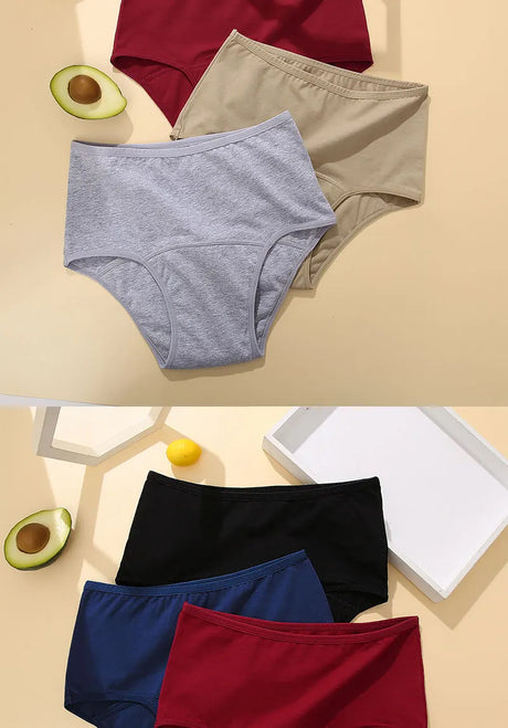 1Pcs Sexy Leak Proof Menstrual Panties Physiological Pants High Waist Women Underwear Period Comfortable Waterproof Briefs