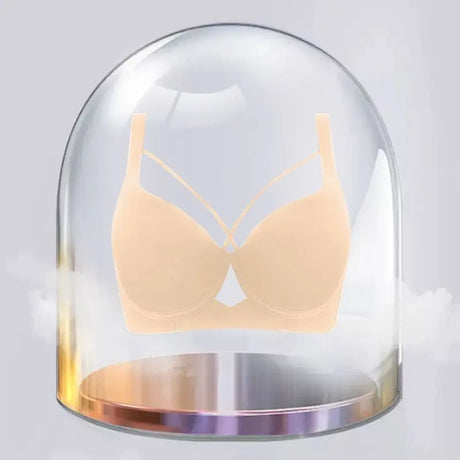 Large Size Seamless Lingerie for Women Thin and Sexy Bra Comfortable Top Up Push-up  Anti Sagging Sports Breast Collection Bras