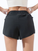 Women High Waist Quick Dry 2‑in‑1 Sports Shorts Anti‑Chafing Liner Running Marathon Yoga Fitness Casual Summer Shorts