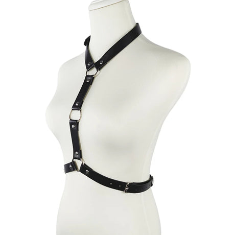 PU Leather Harness Garters Sexy Lingerie Women Bdsm Bondage Body Belt Harajuku Gothic Clothes Erotic Corset Harness Belts