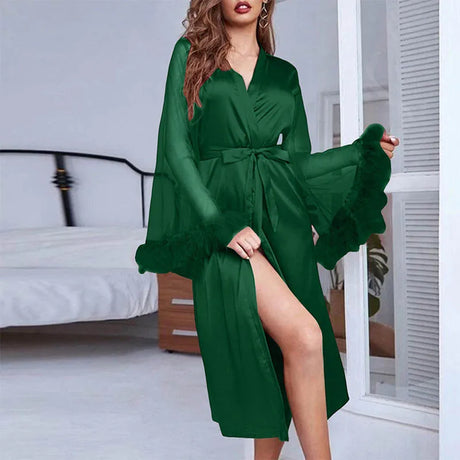 Personalized Bridesmaids Bride Robe Wedding Bachelorette for Bridal Team Gifts Shower Dressing Gown with Name Party Satin Robes