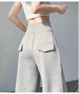 Elegant Women's Pants Palazzo Flared Wide Killer High Waist OL Ladies Career Long Trousers
