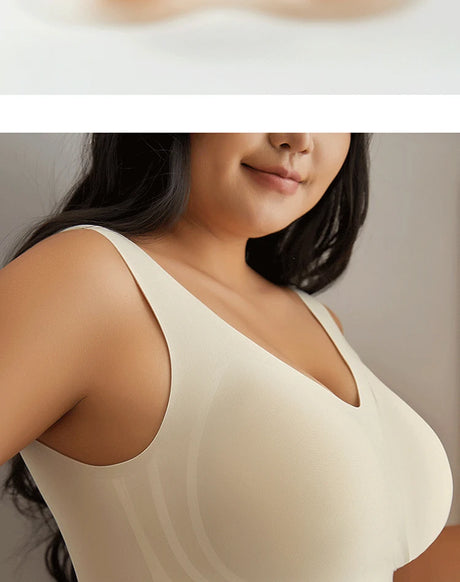 Multi-Color Solid Pattern Jelly Latex Girls' Bra Plus Size Adjustable Removable Steel Ring Everyday Spandex Marks Made