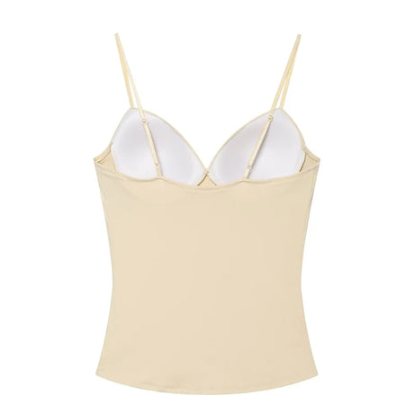 MUJER Sexy Corset Crop Top Woman Camisole Backless Short Tops for Women Sleeveless Bustier Tops Women Straps Tube Top Female