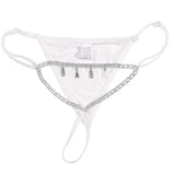 Sexy Custom Chain Thong With Name Letters String Hotwife Gifts Customized Boyfriend's Name Lace Panties Name Personalized String
